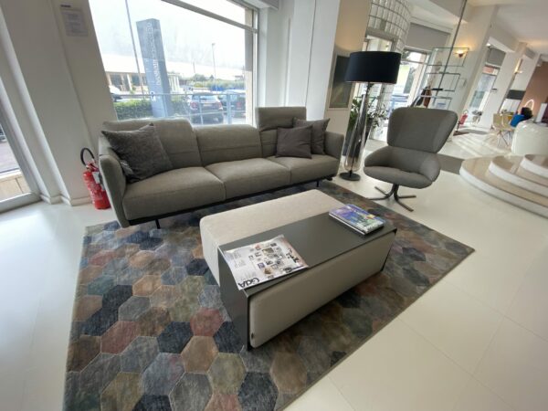 DI TRE Divano Arlott High + Poltrona Cut Swivel + Pouff Nick - immagine 3