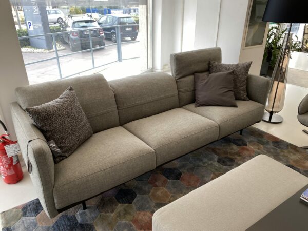 DI TRE Divano Arlott High + Poltrona Cut Swivel + Pouff Nick