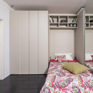 BATTISTELLA CINQUANTATRE Portale cabina + Cabina Armadio + Lavanderia + Letto a ribalta