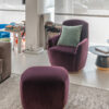 BODEMA Poltrona INGRID + Pouff BUTTON + Pouff INGRID - immagine 3