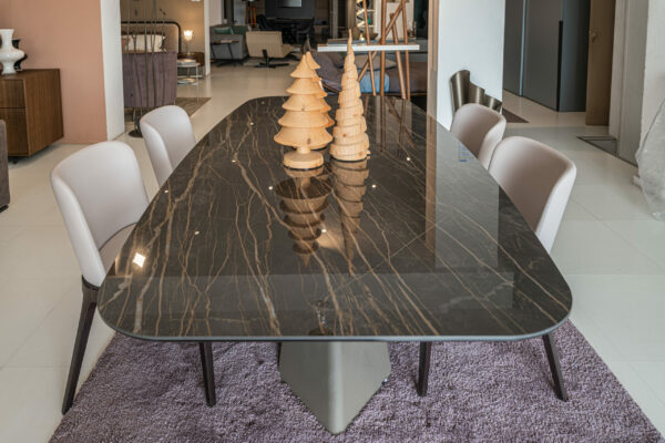 CATTELAN Tavolo TYRON KERAMIK + 4 Sedie MAGDA - immagine 2