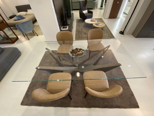 CATTELAN Tavolo SKORPIO + 4 Sedie CHRIS - immagine 4